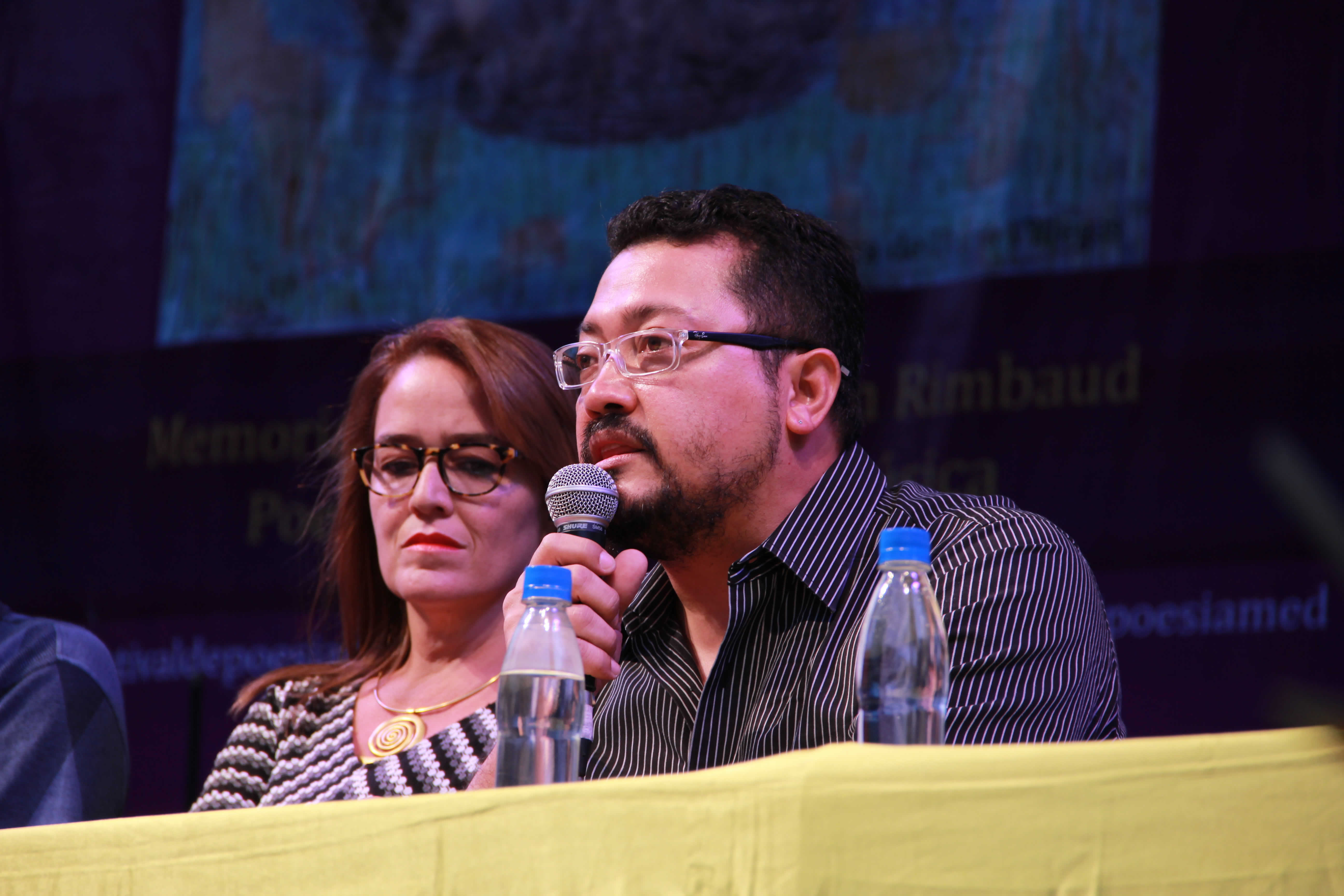 Carolina Zamudio (Argentina), William Alfaro (El Salvador). © Nidia Naranjo