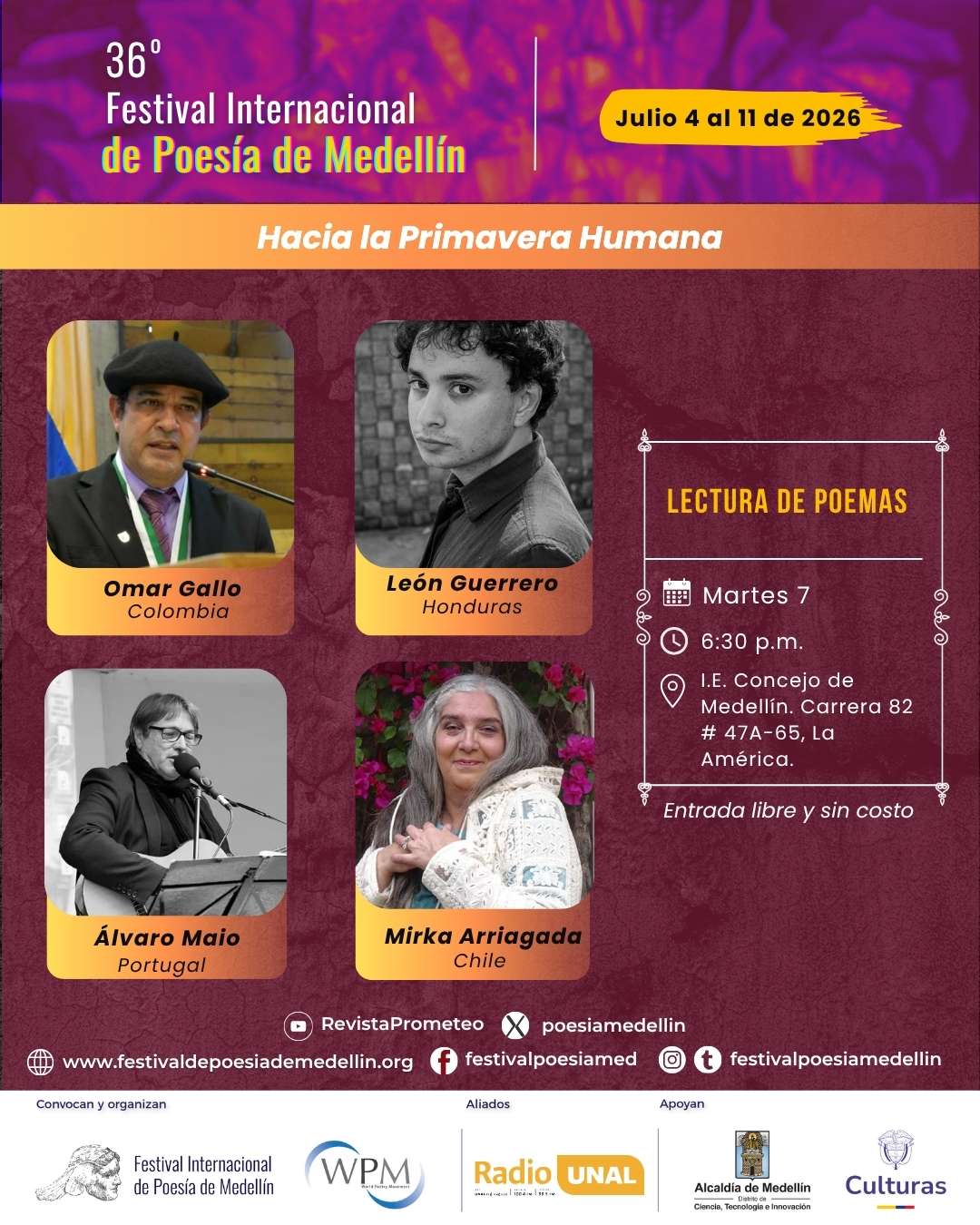 Lectura de poemas