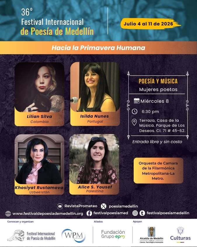 Lectura de mujeres poetas y concierto