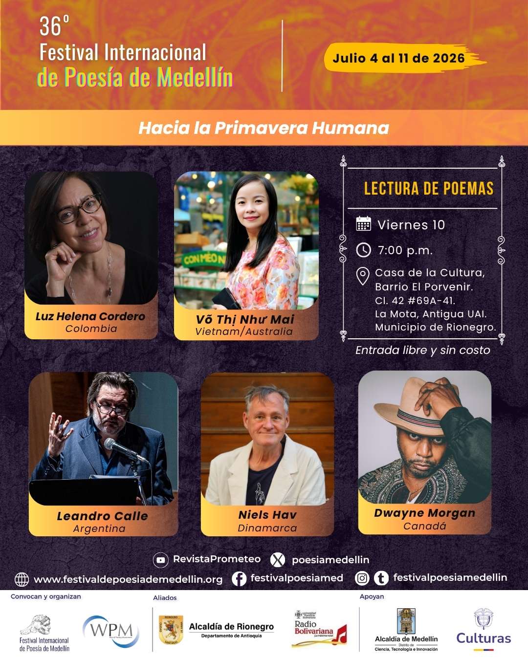 Lectura de poemas