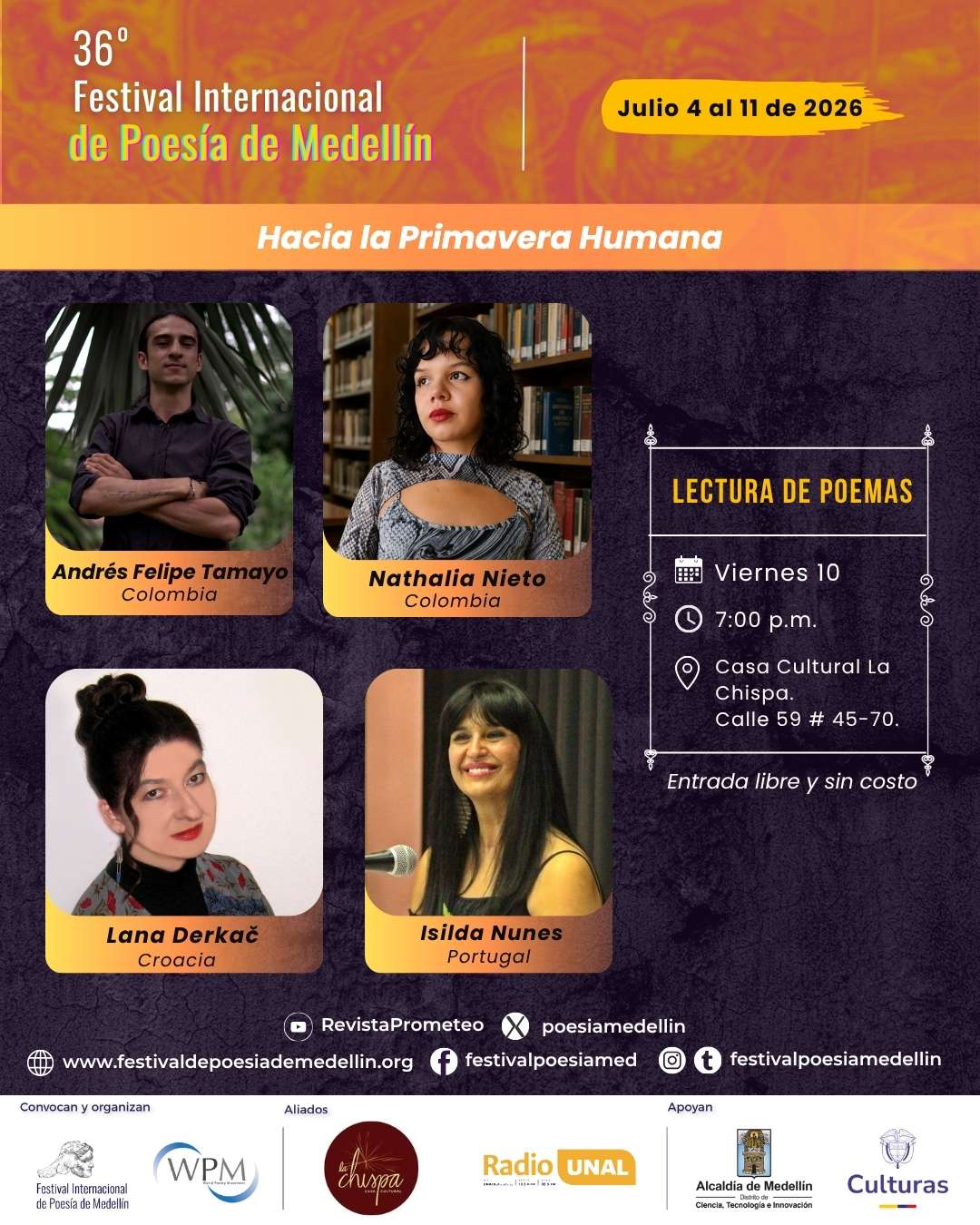 Lectura de poemas