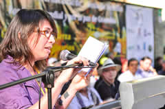 Legna Rodríguez (Cuba). Fotografía: Festival de Poesía de Medellin